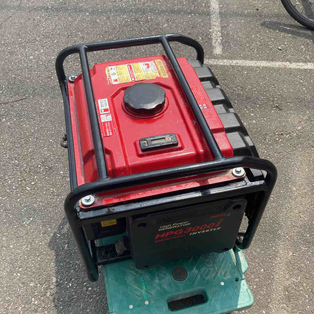 【中古品・店頭受取り限定】 ワキタ/MEIHO インバーター式ガソリン発電機・HPG3000i 【桶川店】
