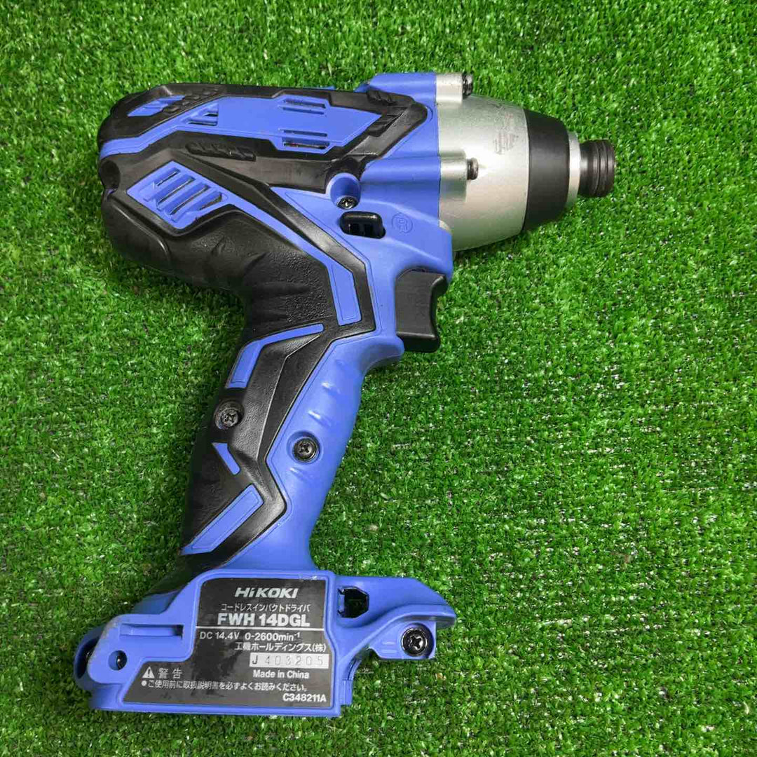 【中古品】 ハイコーキ(HIKOKI ※旧:日立工機) コードレスインパクトドライバ FWH14DGL(2LEGK) 【藤沢店】
