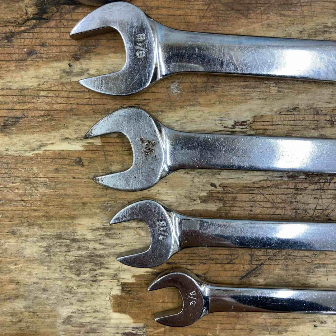 【中古品】▲スナップオン(Snap-on) コンビネーションレンチ 8本セット OEX28/24/22/20/18/16/14/12 旧ロゴ【柏店】