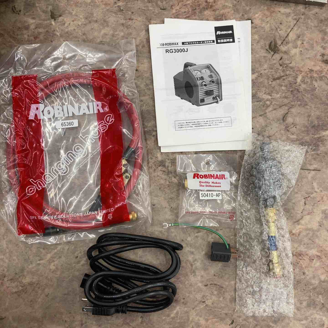 ◇ロビネア(ROBINAIR) 小型フルオロカーボン回収装置 RG3000J【所沢店】