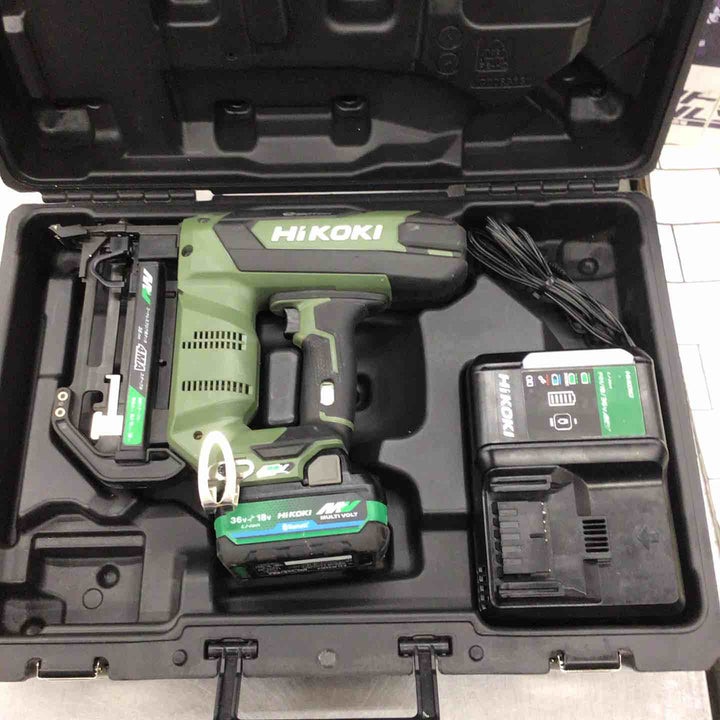 ★充電器＋バッテリー付きハイコーキ(HIKOKI ※旧:日立工機) コードレスフロアタッカー N3604DM(NNKG)【所沢店】