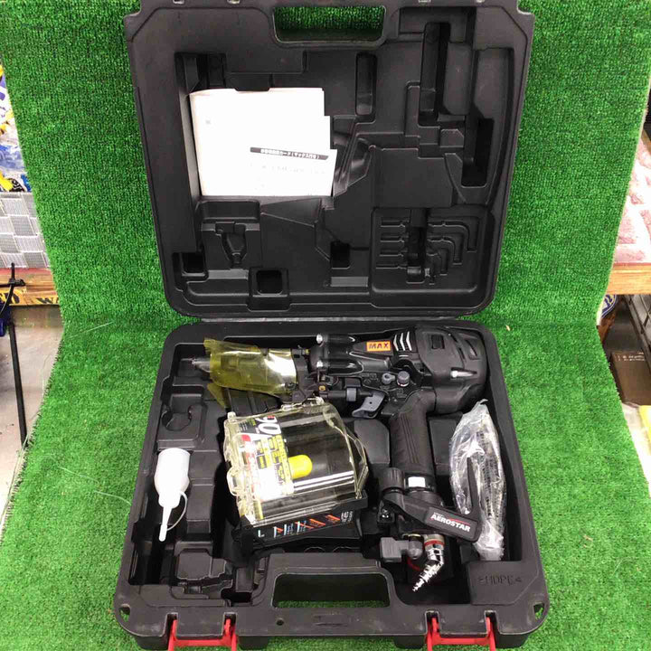 ★マックス(MAX) 高圧エア釘打ち機 HN-90N6(D)-BK【川崎店】