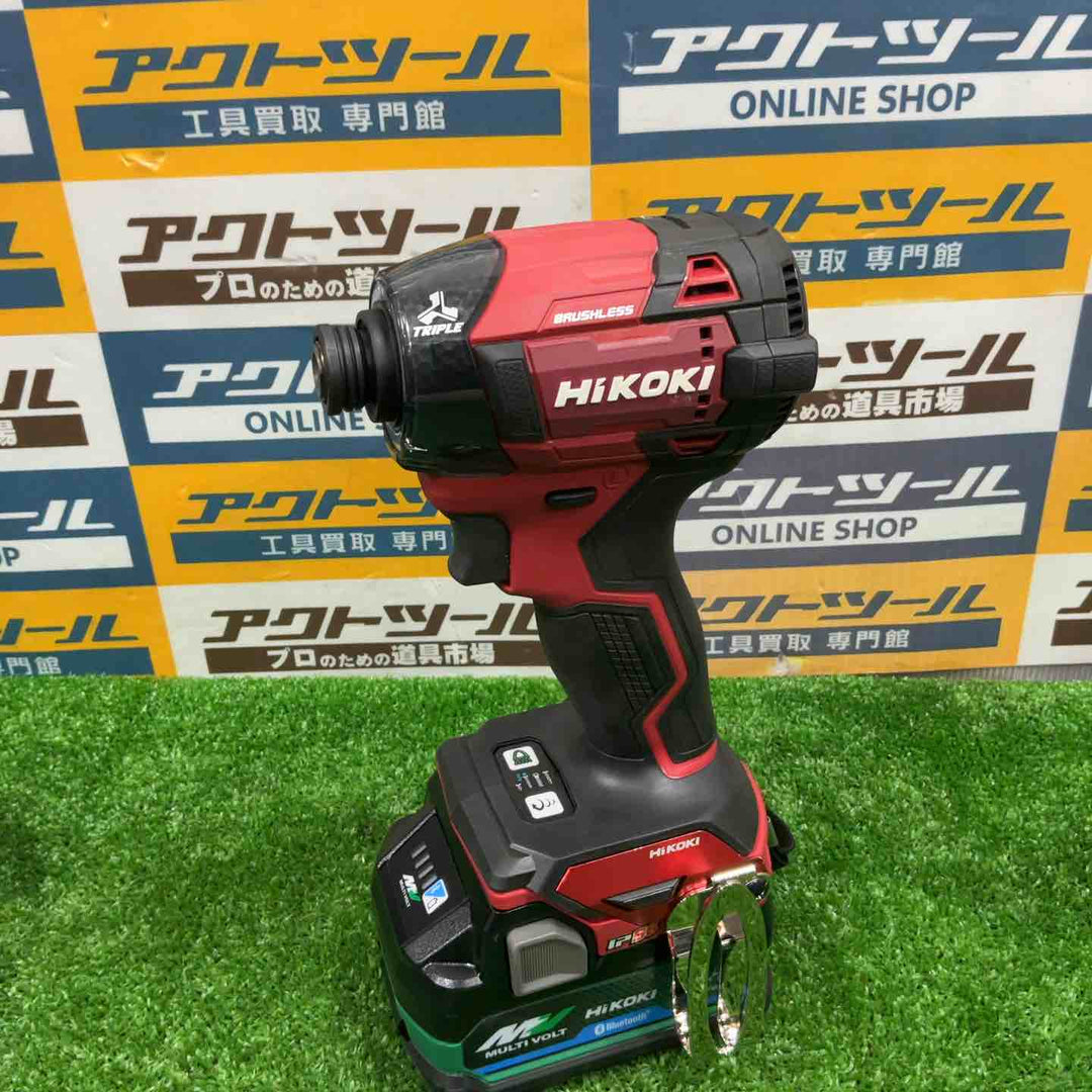 ★ハイコーキ(HIKOKI ※旧:日立工機) コードレスインパクトドライバ スコーピオンレッド WH36DD(2XHRSZ)【草加店】