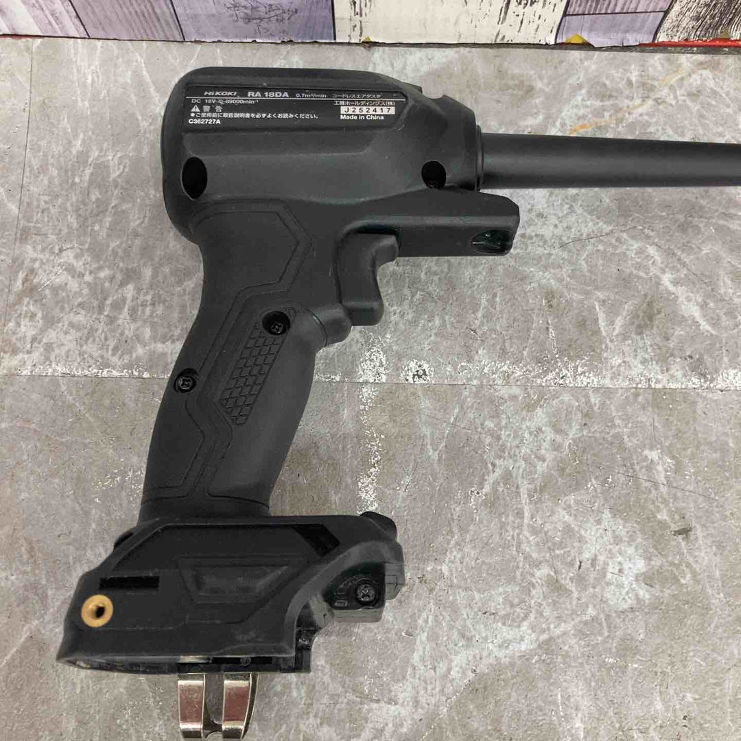 【中古品】◇ハイコーキ HIKOKI 18V コードレスエアダスタ  ストロングブラック  RA18DA 本体のみ【八潮店】