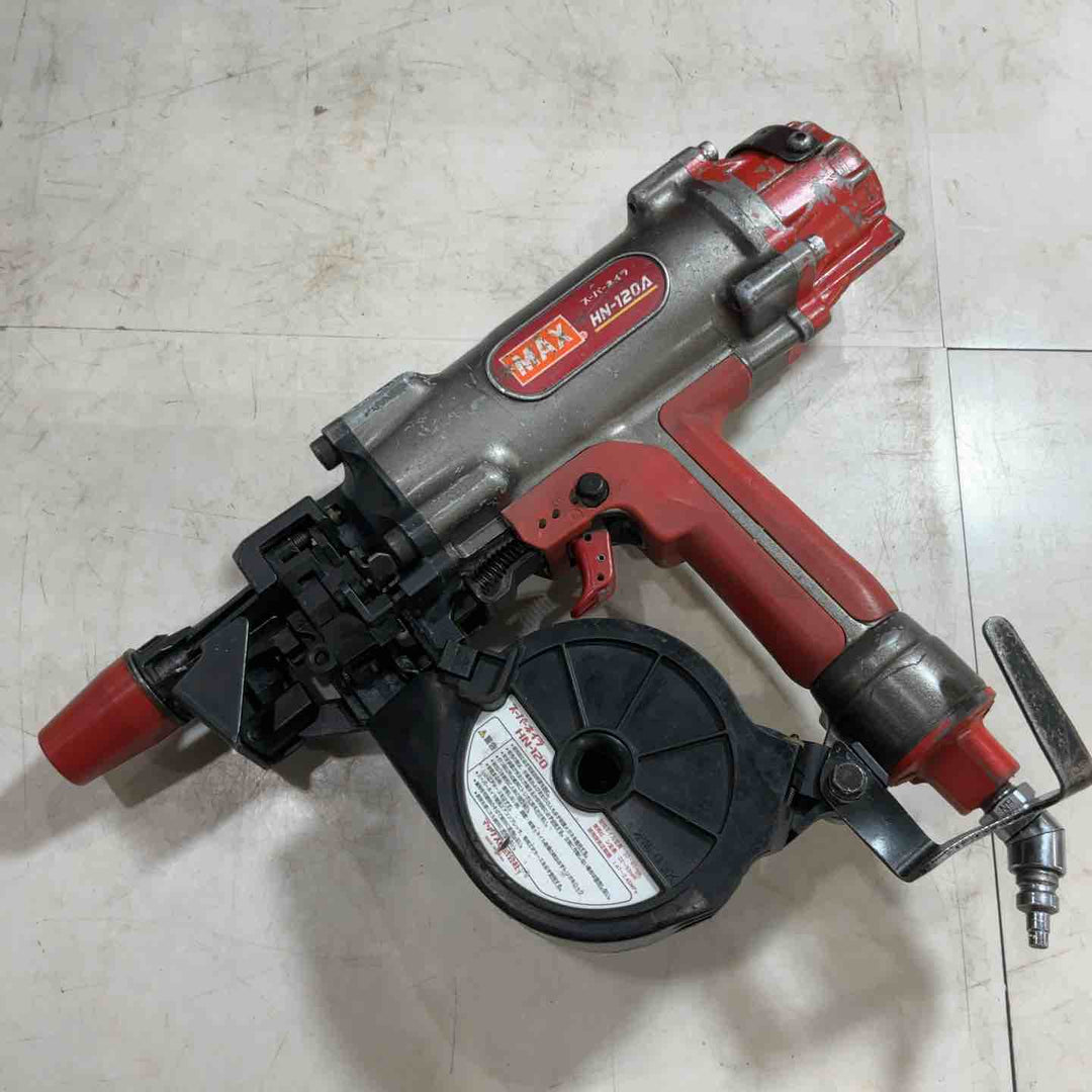 ◇マックス(MAX) 高圧コンクリート用エア釘打ち機 HN-120A【川口店】