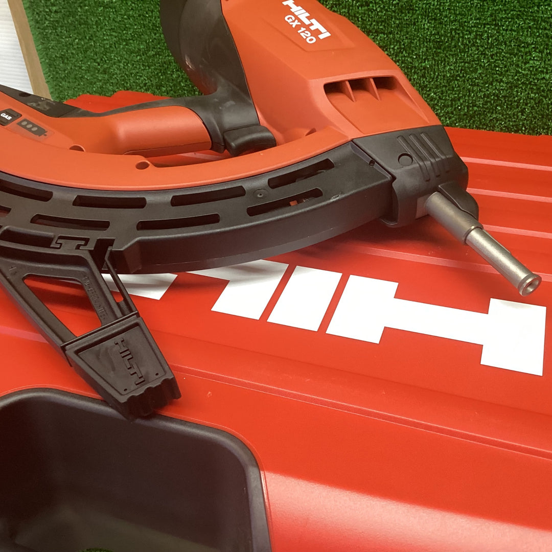 【未使用品】ヒルティ(HILTI) ガス式鋲打機 GX120 ガスGC20 ４本 釘X-EGN14MX ２箱付属【川越店】