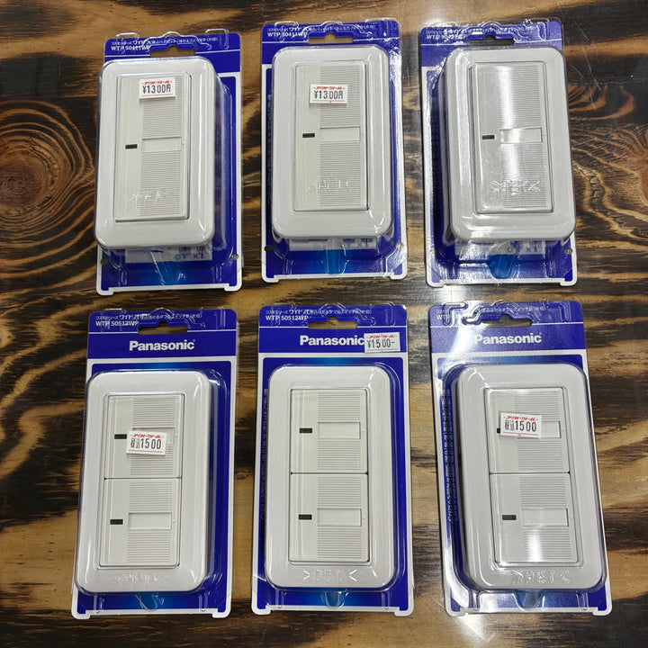 パナソニック Panasonic コスモワイド埋込パイロット・ほたるスイッチ WTP50412WP WTP50421WP 6個セット 【越谷店】