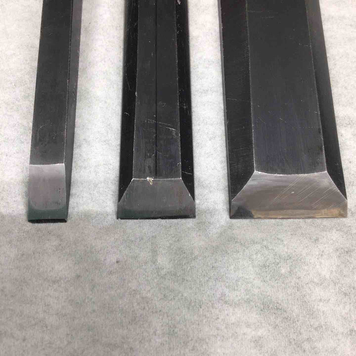 【中古・現状品】 国寿 銘 鑿 のみ ＊3本組 【鴻巣店】