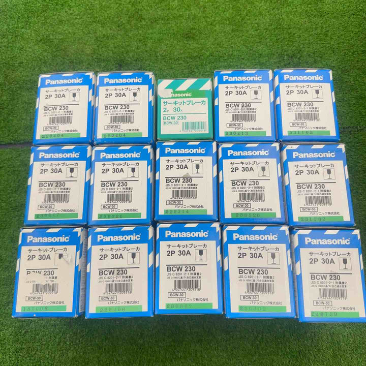 【未使用】 パナソニック Panasonic サーキットブレーカ BCW230 2P 30A 15点セット 【桶川店】