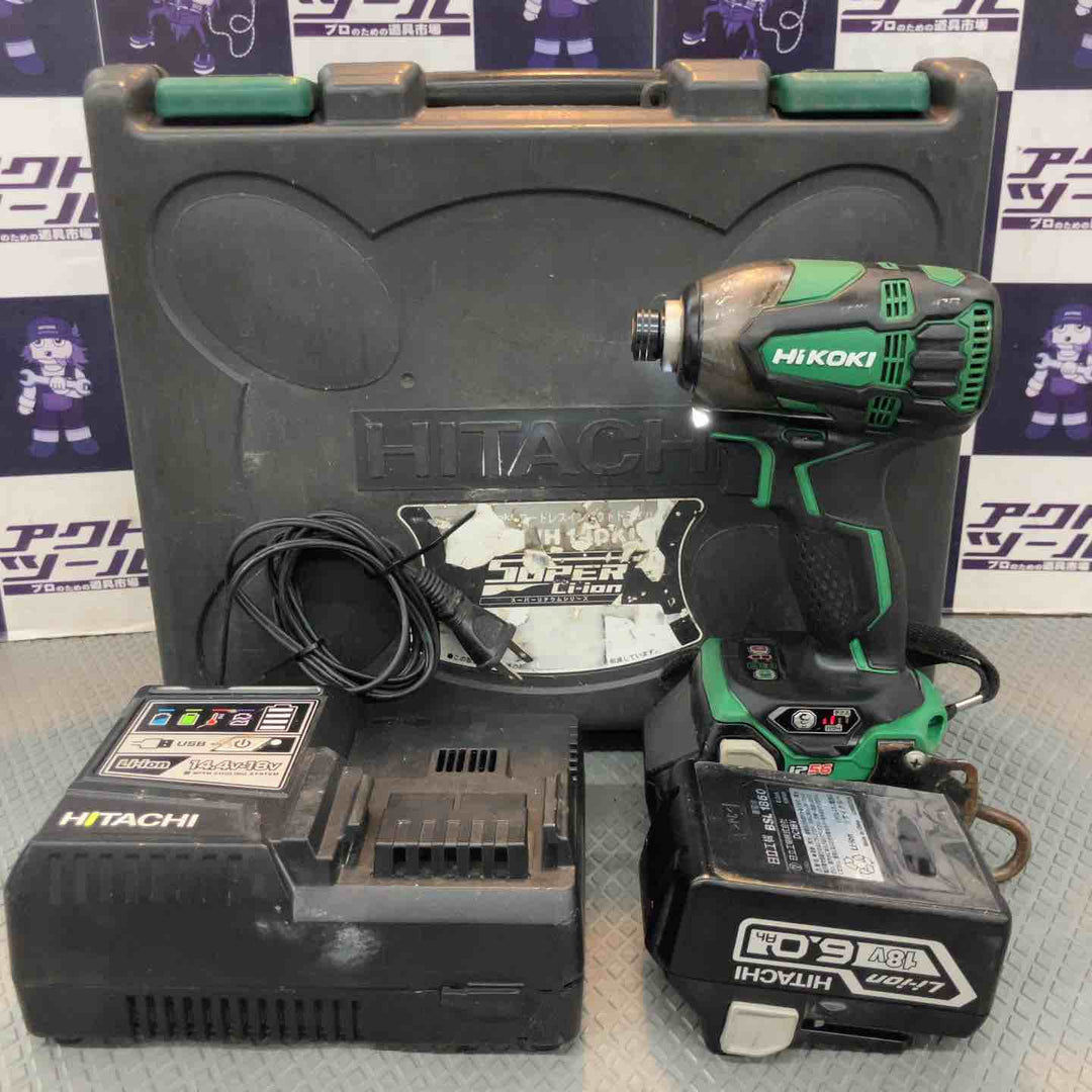 【中古品】ハイコーキ(HIKOKI ※旧:日立工機) コードレスインパクトドライバー WH18DDL(2LSCK)(L)【所沢店】