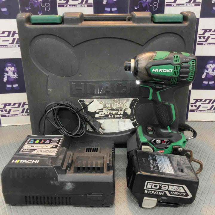 【中古品】ハイコーキ(HIKOKI ※旧:日立工機) コードレスインパクトドライバー WH18DDL(2LSCK)(L)【所沢店】