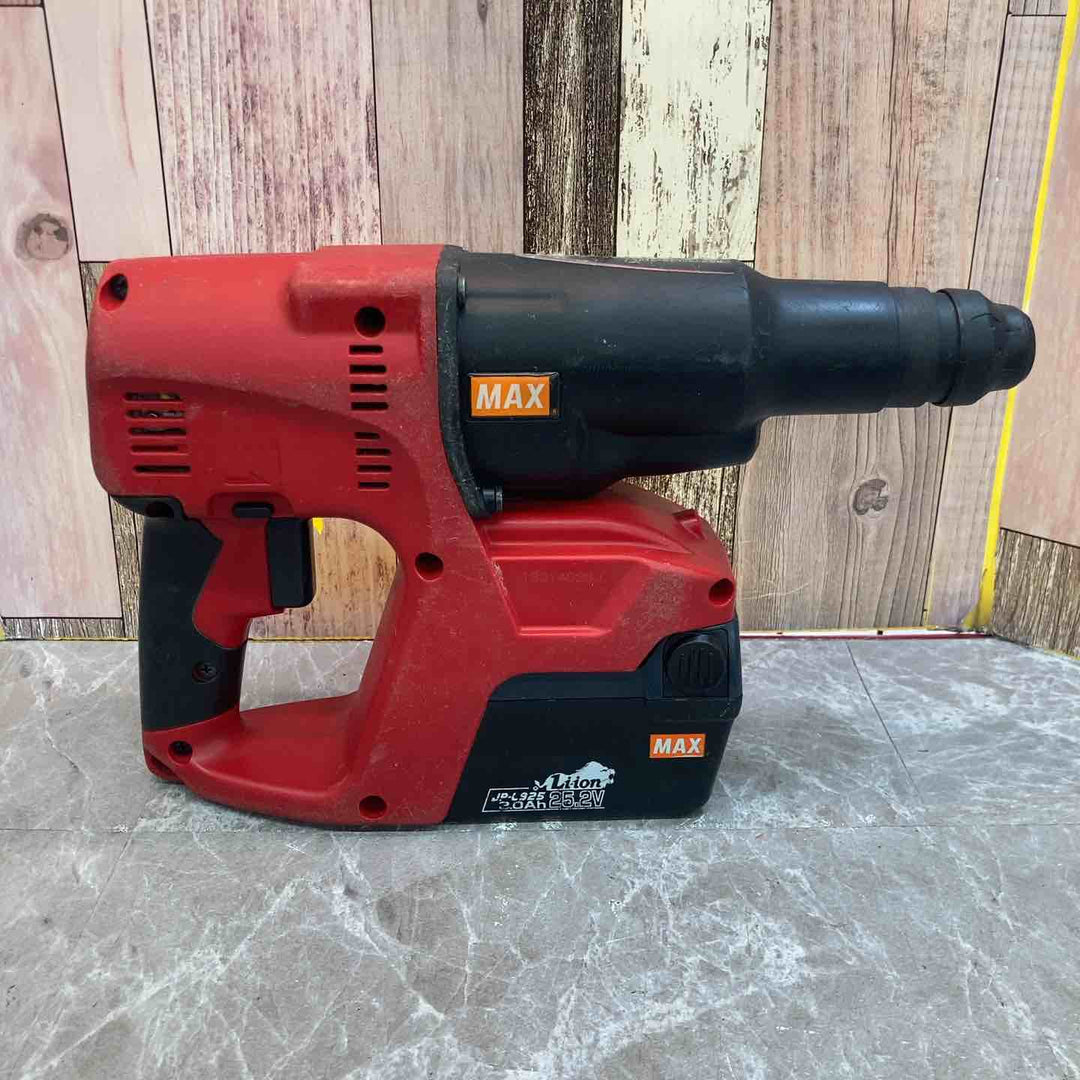 【中古品】◇マックス MAX  コードレスハンマドリル PJ-R265-B2C バッテリー2個付【八潮店】
