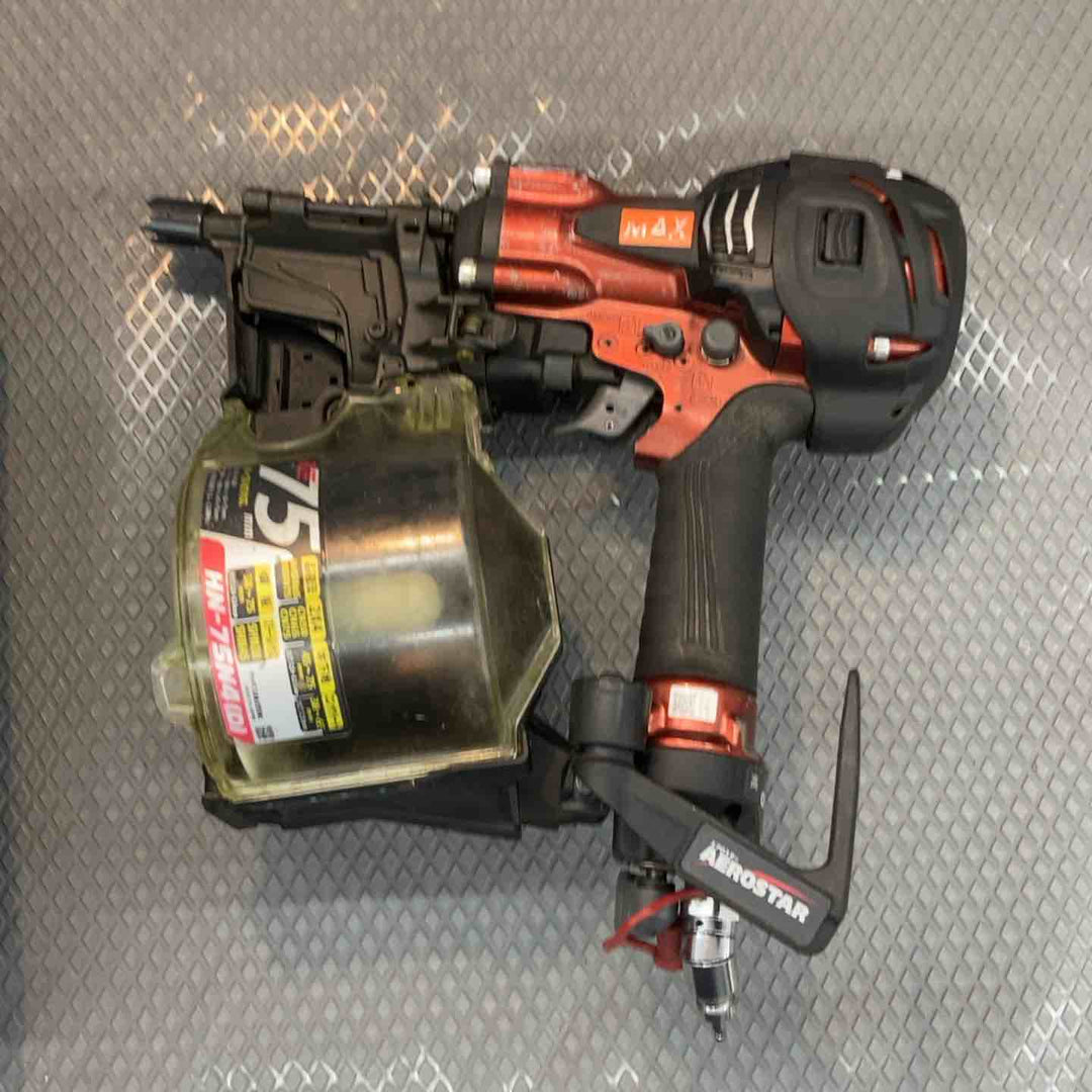 ★マックス(MAX) 高圧エア釘打ち機 HN-75N4(D)-R【所沢店】