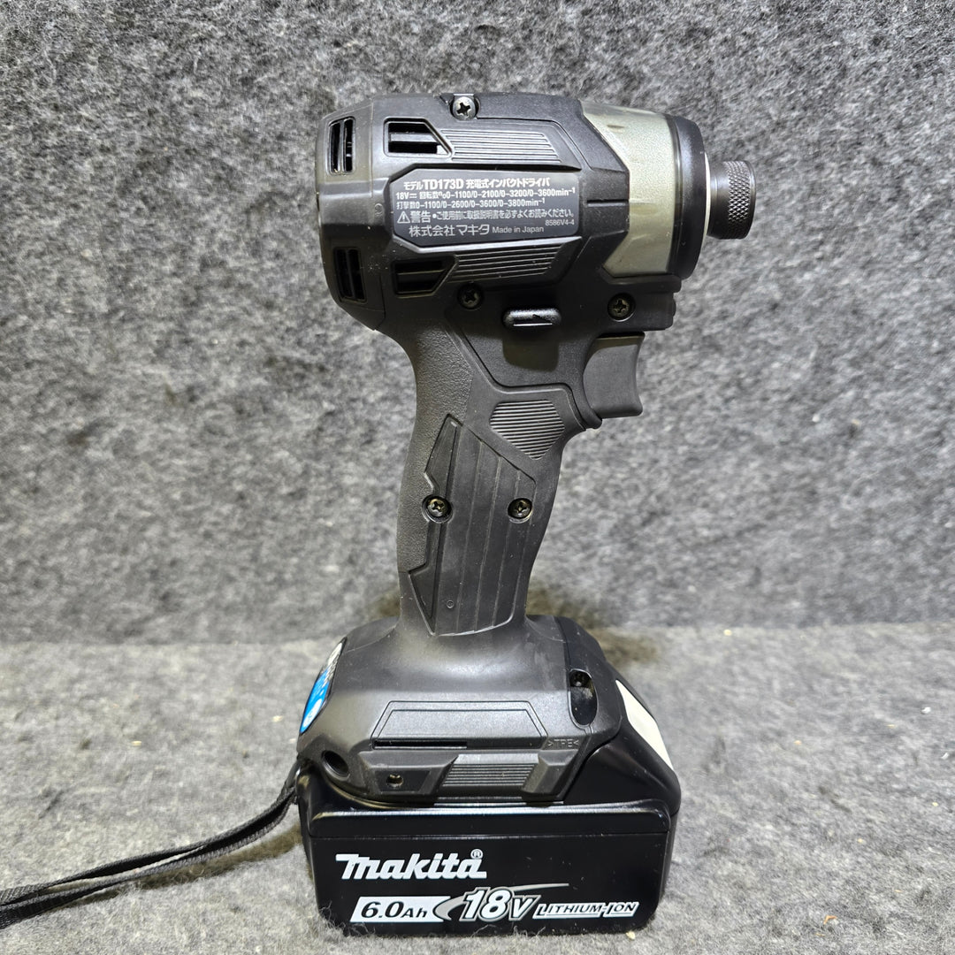 【中古品】マキタ(makita) コードレスインパクトドライバー TD173DRGXB【桶川店】