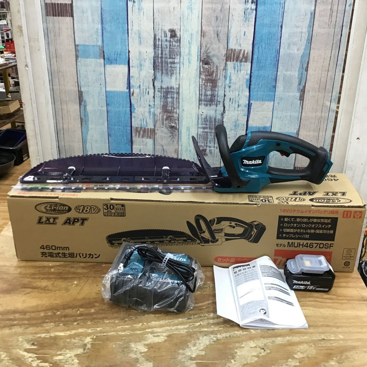 ▼マキタ(makita) 18V 電動ヘッジトリマ MUH467DSF 刃物長：460mm【柏店】