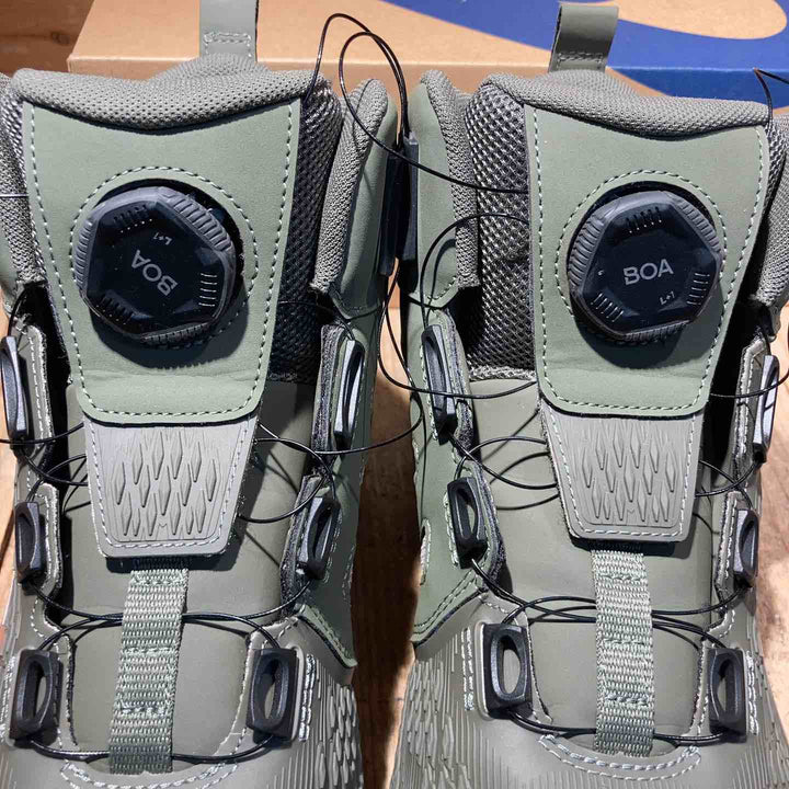 【中古極美品！】◇[アシックス] 安全靴 ウィンジョブ CP122 BOA マントルグリーン/ローズゴールド 26.5cm BOA　1273A117-300【所沢店】