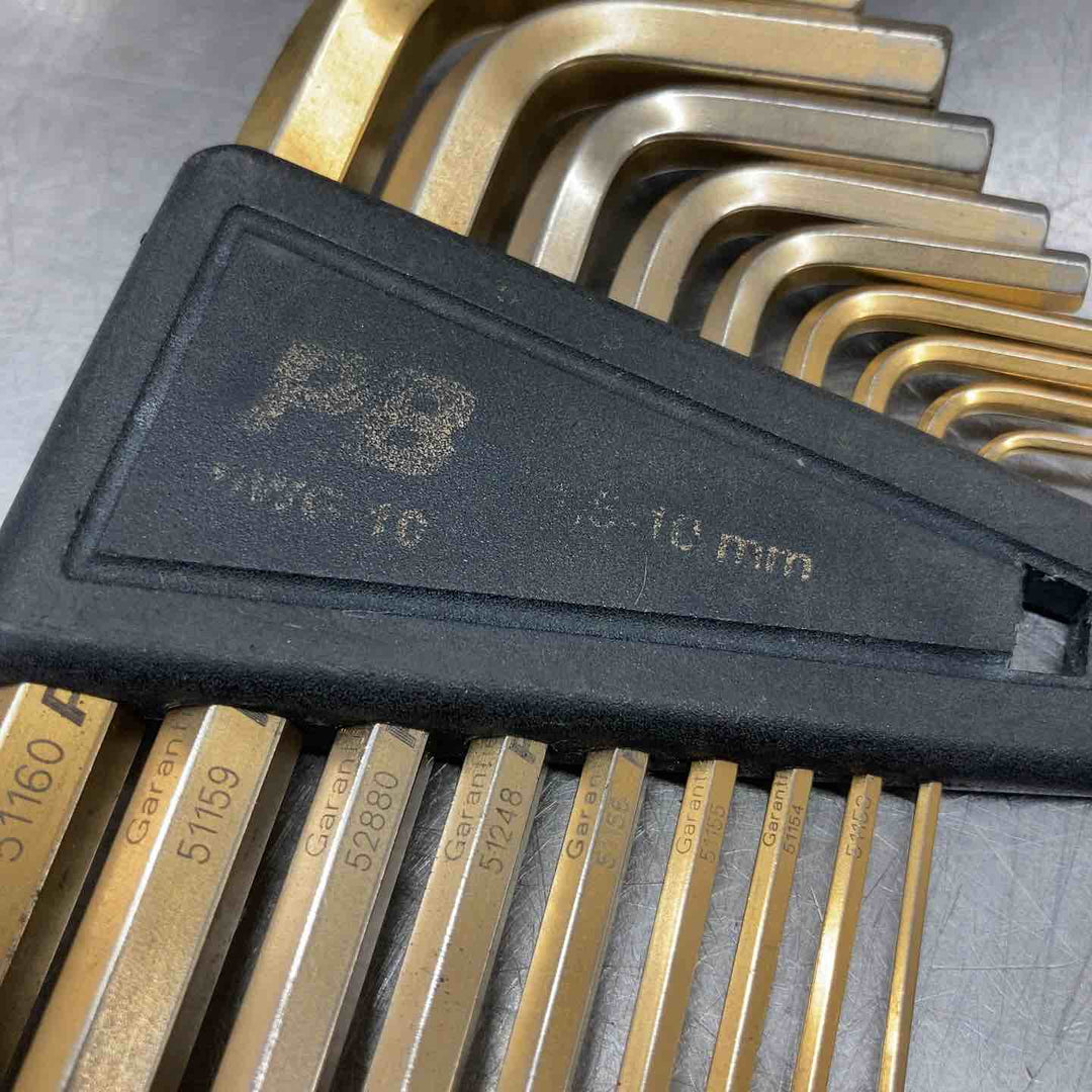 PB SWISS TOOLS　PB 六角レンチ ゴールド 9本　1.5-10mm【八潮店】
