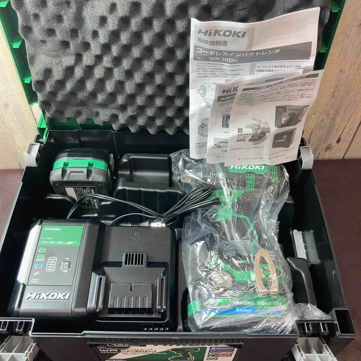【未使用(店頭展示品)】 ハイコーキ(HIKOKI ※旧:日立工機) コードレスインパクトレンチ WR36DH(2XPSZ) 36V 【東大和店】