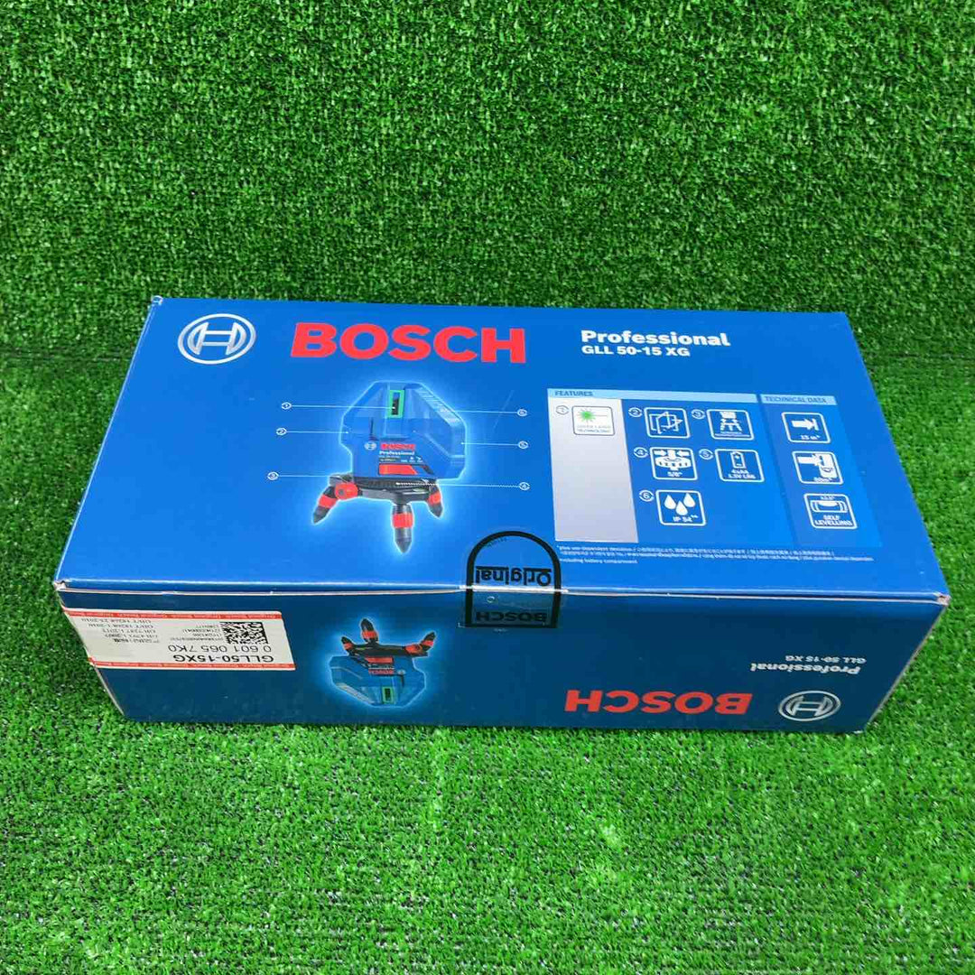 BOSCH GLL 50-15 XG ライン レーザー レベル グリーン 3D【藤沢店】