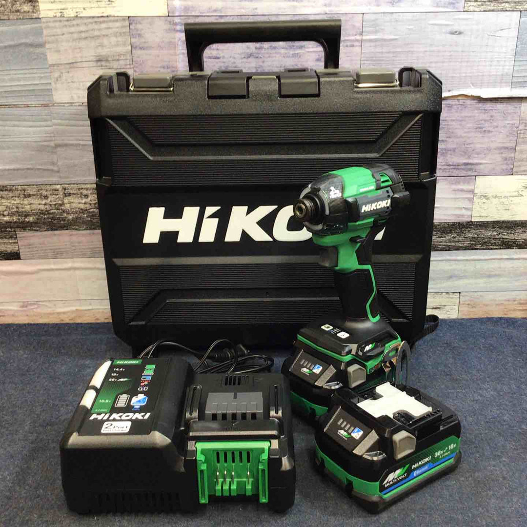 【未使用品】★ハイコーキ HIKOKI 36V コードレスインパクトドライバ アグレッシブグリーン WH36DD(2XHLSZ)【八潮店】