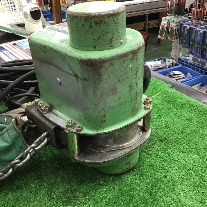 日立HITACHI 1/2EH1 450Kg 100V 揚程 6m 電動チェーンブロック  モートルブロック【桶川店】