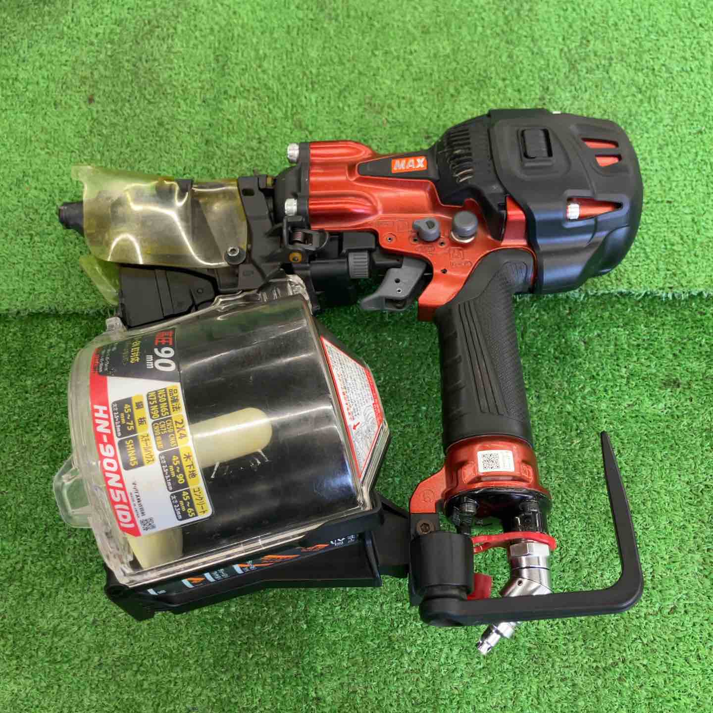 中古品】 マックス/MAX 高圧エア釘打ち機・HN-90N5(D)-R 【桶川店