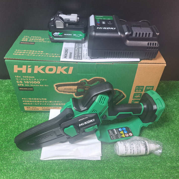 ★ハイコーキ(HIKOKI ※旧:日立工機) コードレスチェンソー CS1810DD(XPZ)【岩槻店】