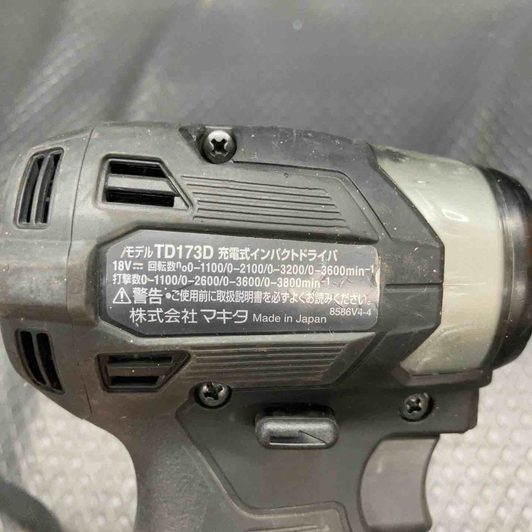 【中古品】 マキタ/makita コードレスインパクトドライバー TD173DRGXB 【鴻巣店】