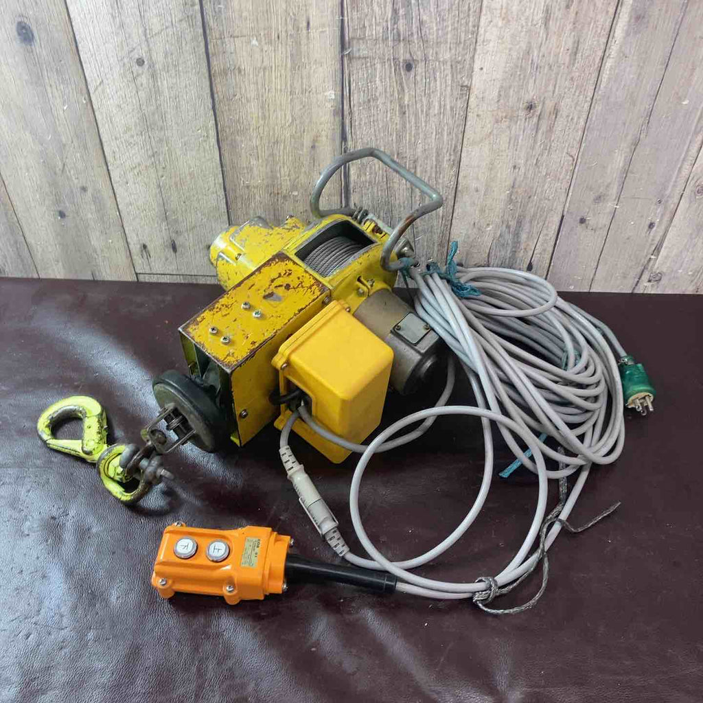 中古品】トーヨーコーケン(TKK) 電動ウインチ(ワイヤー) ベビー