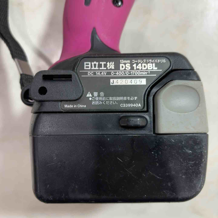 ★ハイコーキ(HIKOKI ※旧:日立工機) 14.4V コードレスドリルドライバー DS14DBL(2LSCK)(R)【川口店】