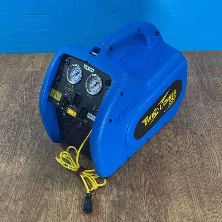 ◇タスコ(TASCO) フロンガス回収機 TA110X 回収能力 220 ※通電のみ確認・パッケージ割れ※ 付属品有り【岩槻店】