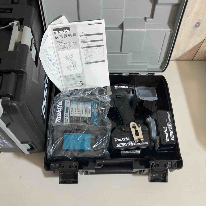 【未使用品】マキタ(makita) コードレスインパクトドライバー TD173DRGXB ブラック 黒 5台セット【戸田店】