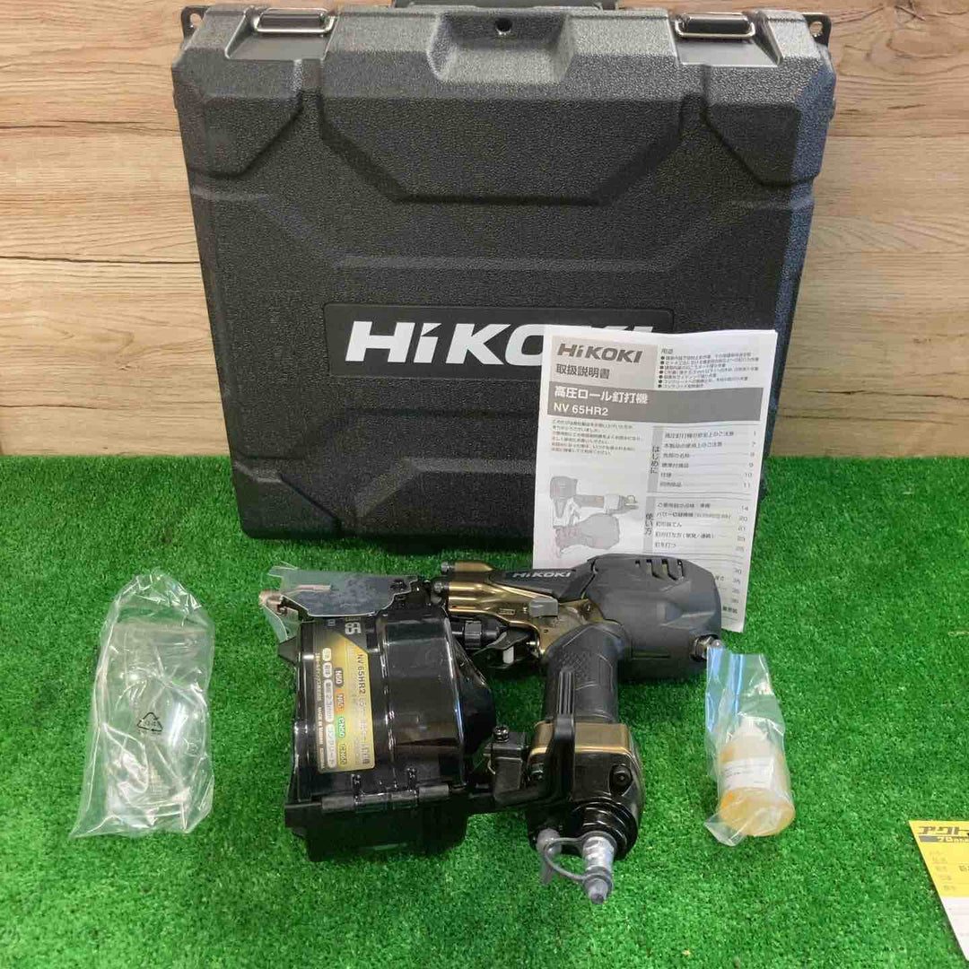 ★ハイコーキ(HIKOKI ※旧:日立工機) 高圧エア釘打ち機 NV65HR2(S)【町田店】