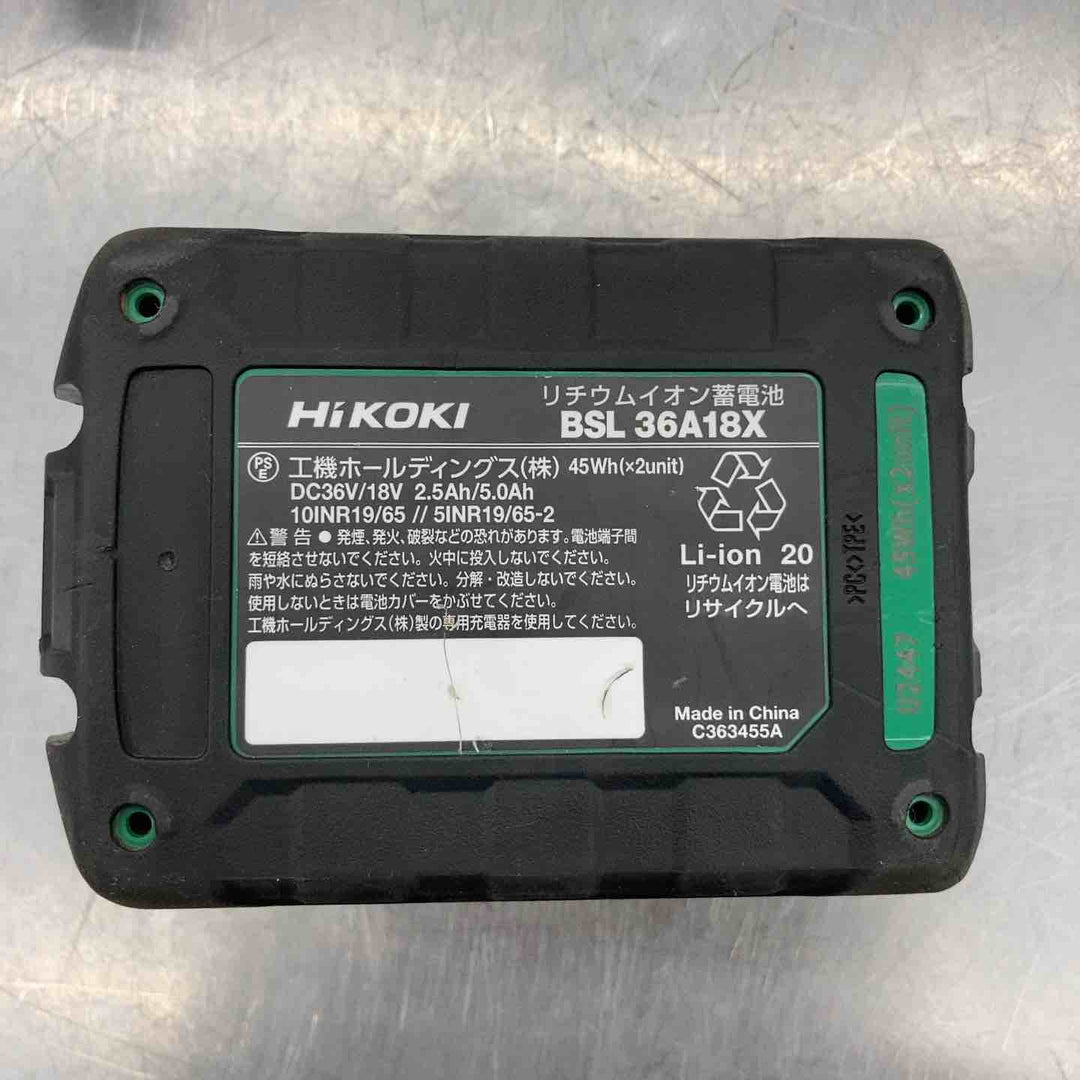 ★ハイコーキ(HIKOKI ※旧:日立工機) コードレスインパクトドライバー WH36DC(NNR)【所沢店】