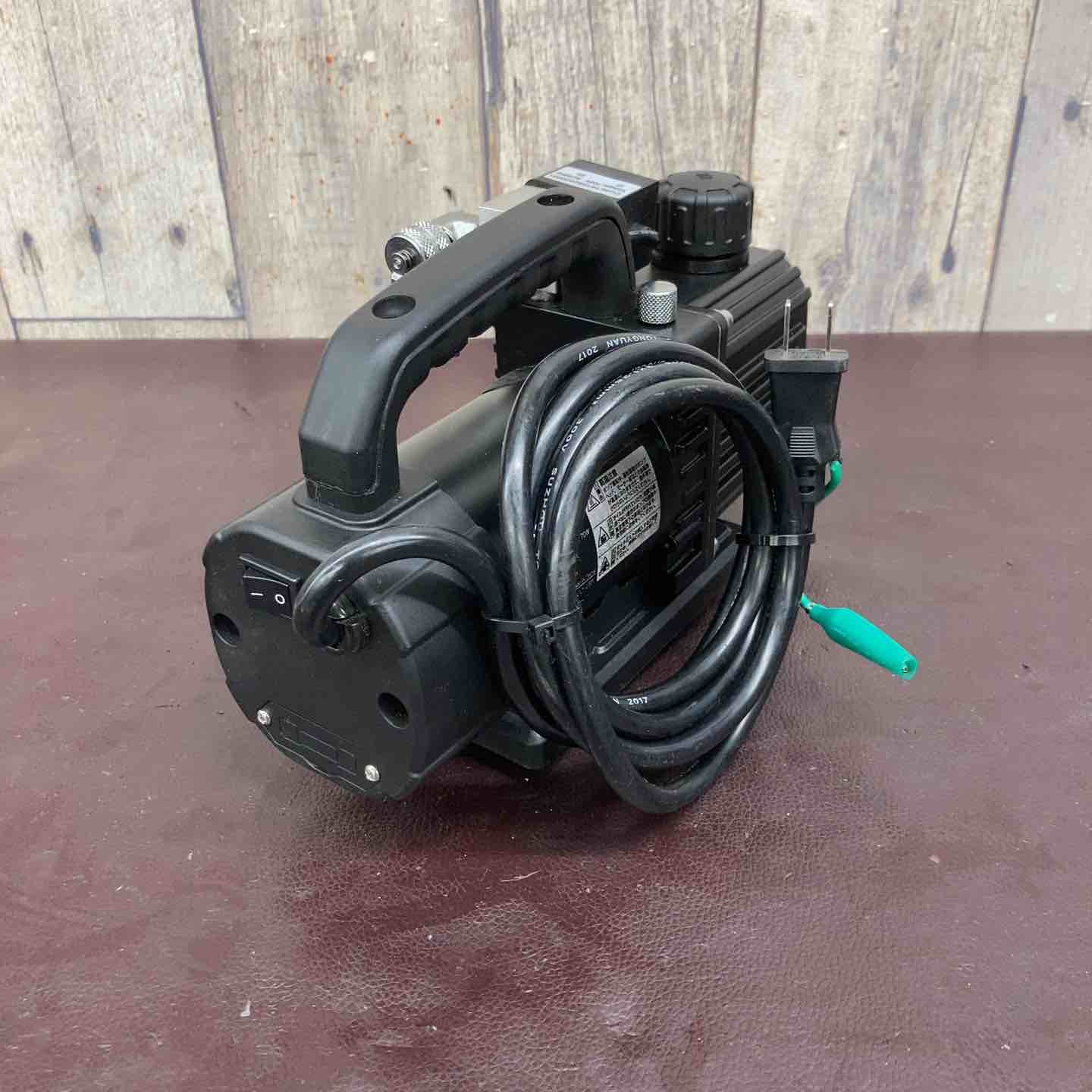 中古品】 イチネンTASCO オイル逆流防止弁付ウルトラミニツーステージ