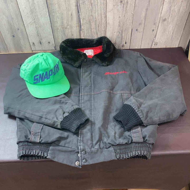 【中古品】 スナップオン(Snap-on) ワークジャケット LorLL 帽子 襟ボア ビンテージ MADE IN U.S.A 【東大和店】