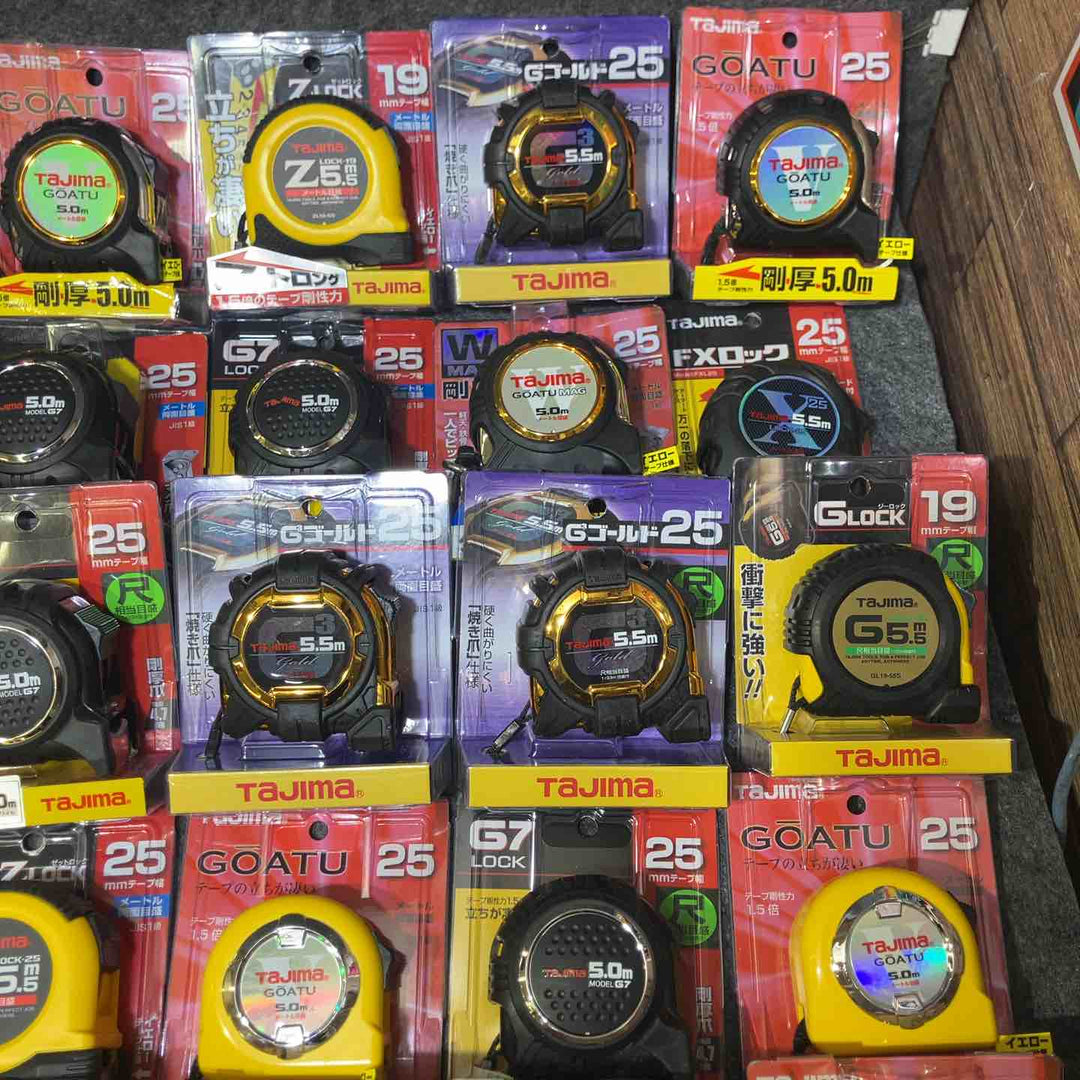 タジマ/Tajima コンベックス 40点まとめ セフ付き 尺 マグ爪 5.5m 7.5m 剛厚 メジャー【桶川店】