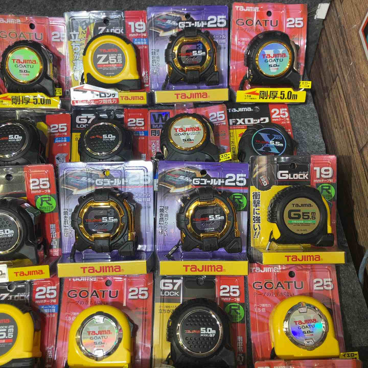 タジマ/Tajima コンベックス 40点まとめ セフ付き 尺 マグ爪 5.5m 7.5m 剛厚 メジャー【桶川店】