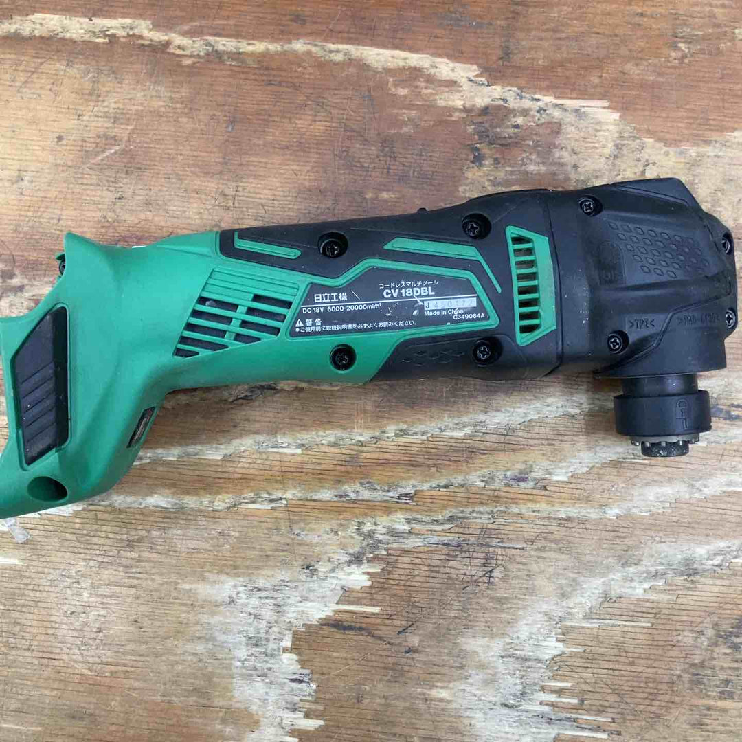 【中古品】★ハイコーキ(HIKOKI ※旧:日立工機) コードレスマルチツール CV18DBL(NN) OIS規格18V 本体のみ【柏店】