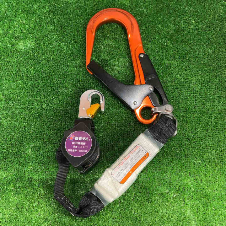 ■椿モデル リール式ランヤード シングル オレンジ LR-6-T1-OR【草加店】