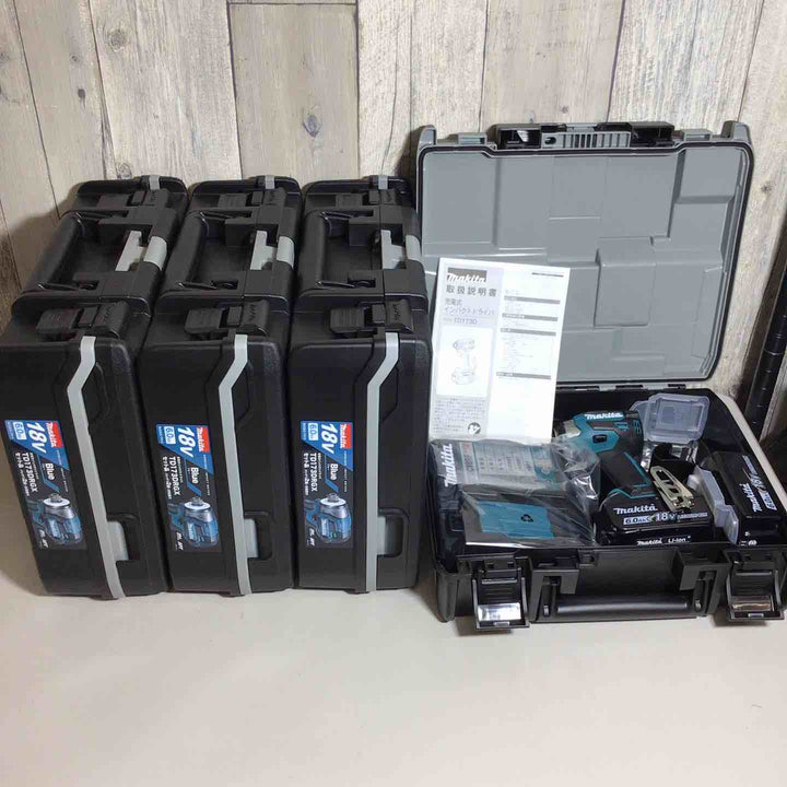 【未使用品】 マキタ makita コードレス インパクトドライバー TD173DRGX 4台 インパクト 青 ブルー 純正 純正品 【戸田店】
