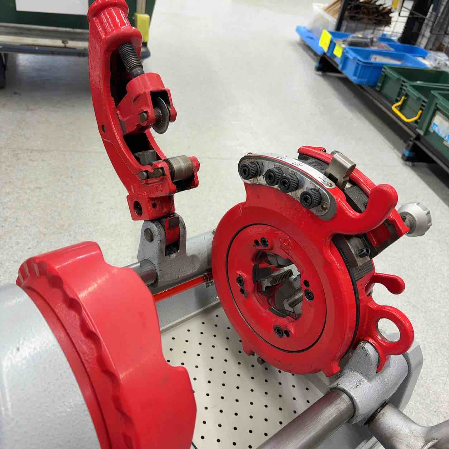 引取限定】REX レッキス パイプマシン 切削ねじ加工機 ねじ切り機