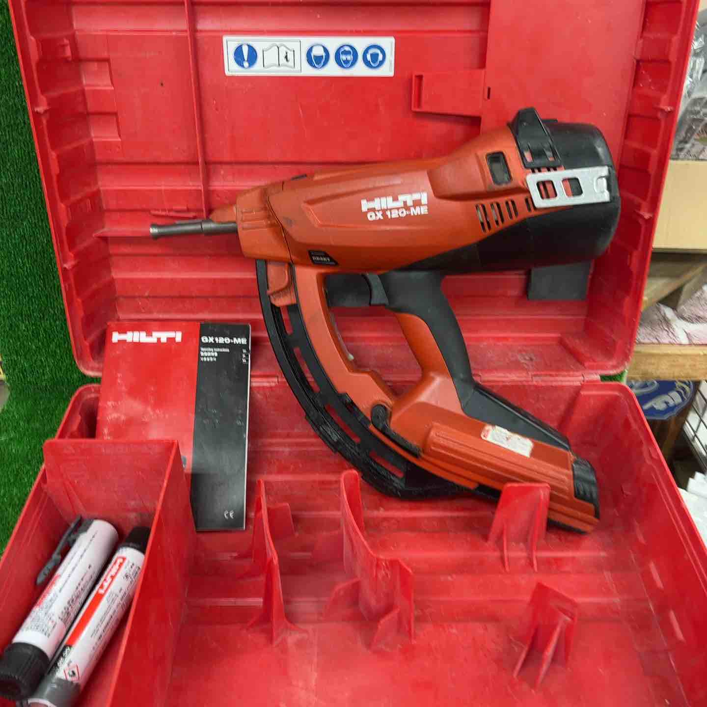 ◇ヒルティ(HILTI) ガス式鋲打機 GX120-ME 電気・機械設備用【川崎店