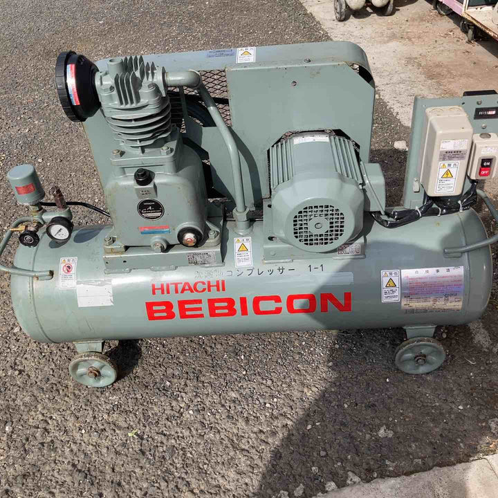 【店頭受取り限定】◇日立産機(HITACHI)  2馬力エアーコンプレッサー 1.5P-9.5VP5 ベビコン 50Hz ※400V仕様※【柏店】