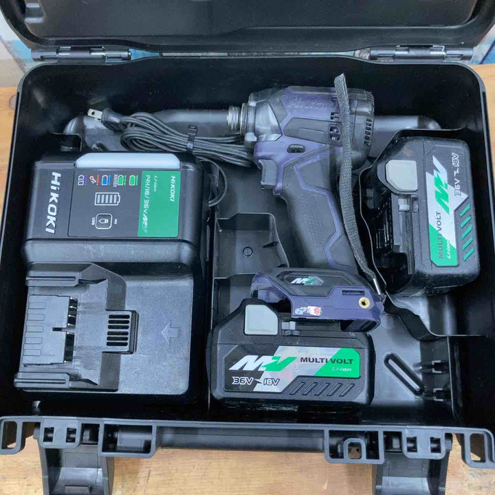 ★ハイコーキ(HIKOKI ※旧:日立工機) マルチボルト コードレスインパクトドライバー WH36DC(2XPD) 先端割れあり【柏店】