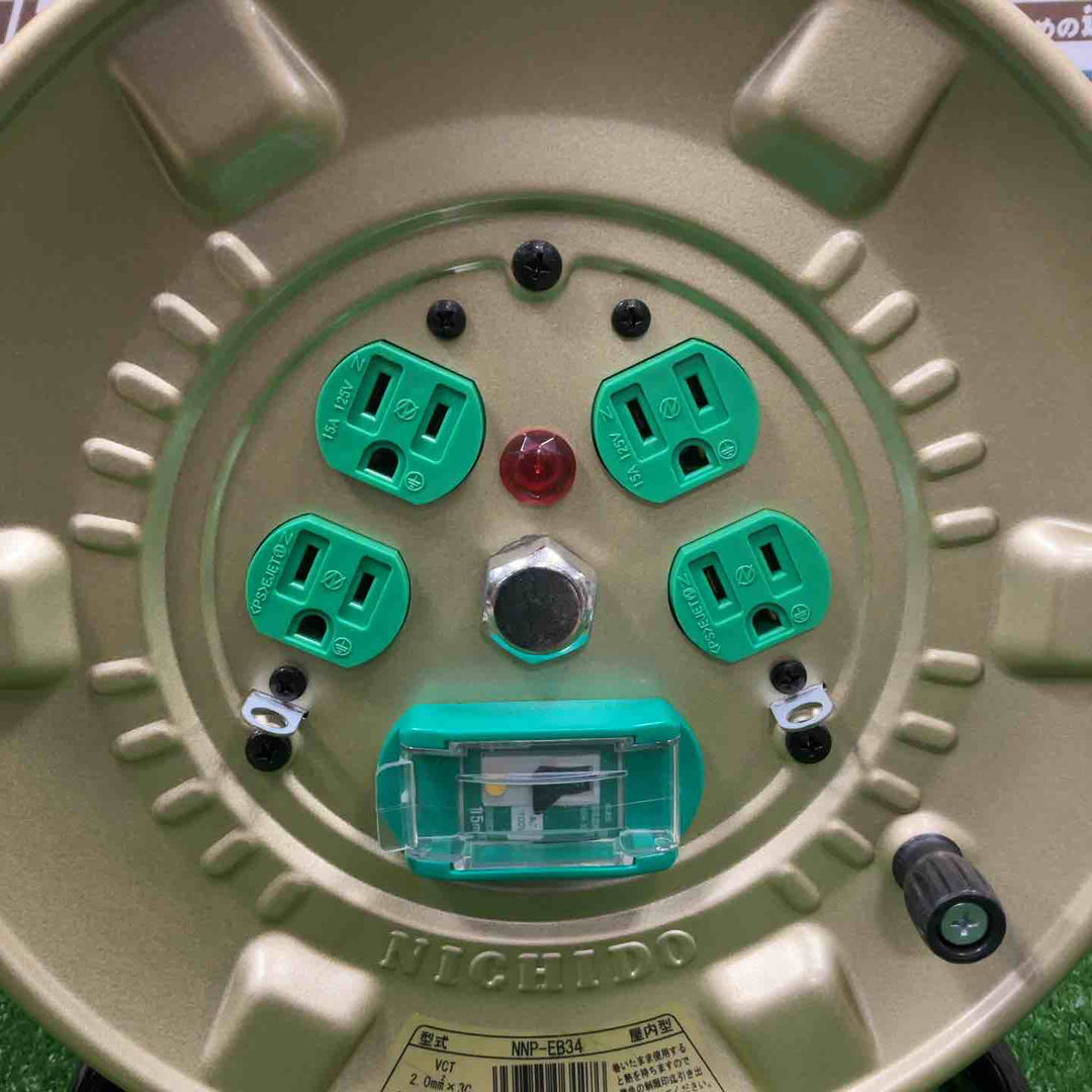 ◇日動工業 NICHIDO コードリール 電工ドラム マジックリール 単相100V NP-EB24F 20M【草加店】