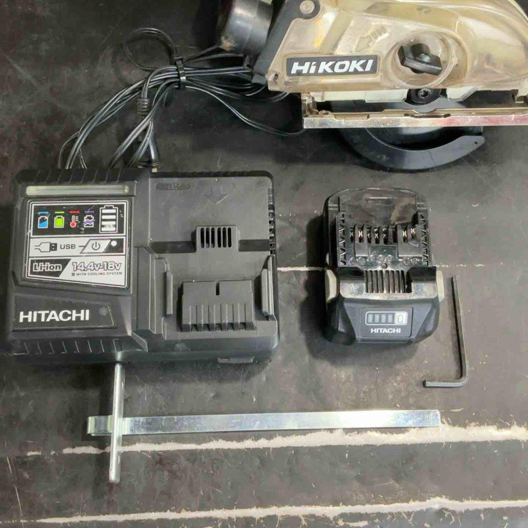 ★ハイコーキ(HIKOKI ※旧:日立工機) コードレス集塵丸のこ C3605DYA(XP)【草加店】