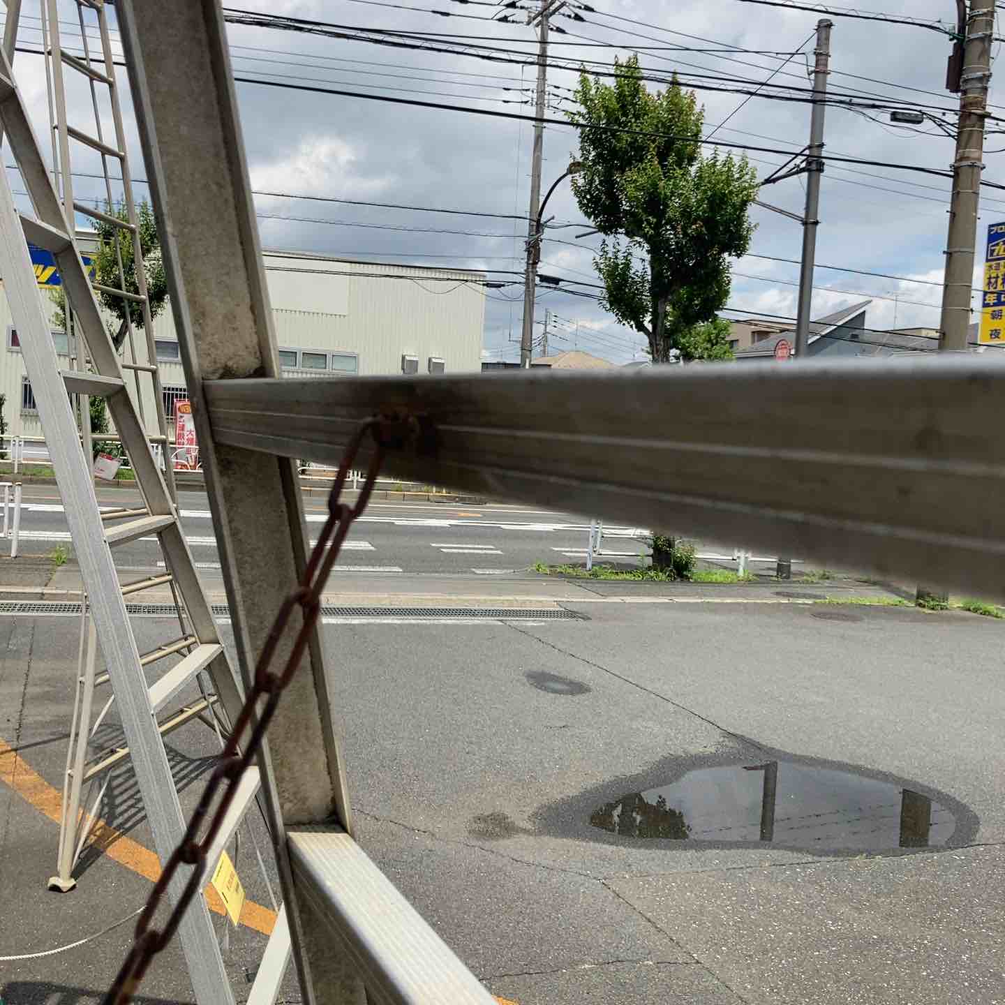 中古品三脚10尺 中古品／店頭受取り限定】園芸用 アルミ三脚 脚立 10尺【東大和店
