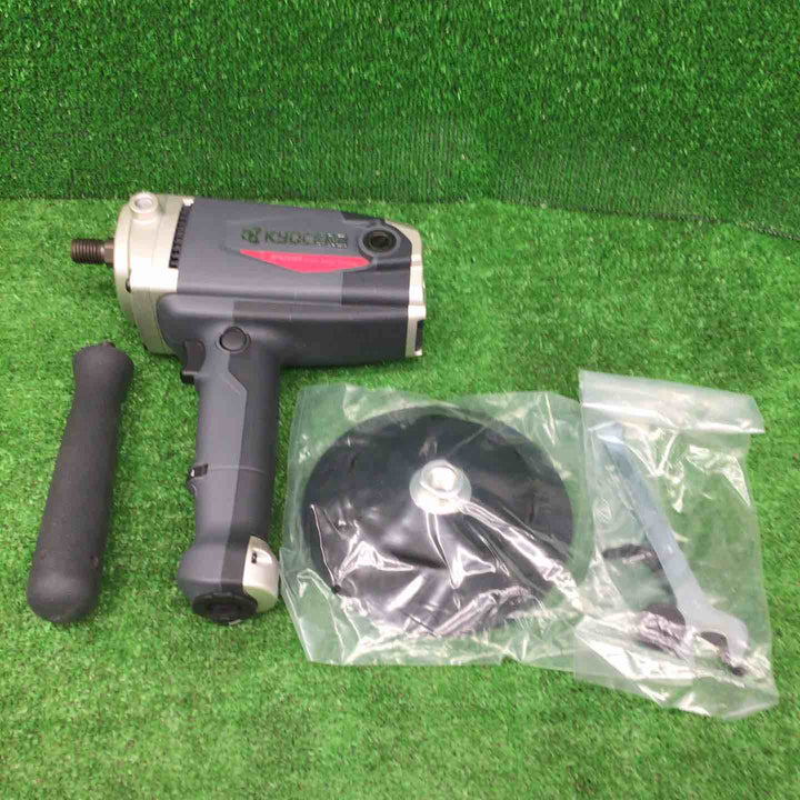 【特別特価！未使用品】京セラ(Kyocera) 旧リョービ プロ用 ポリッシャー 脱着式 コードなし RPE202R 646754A ブラック【桶川店】