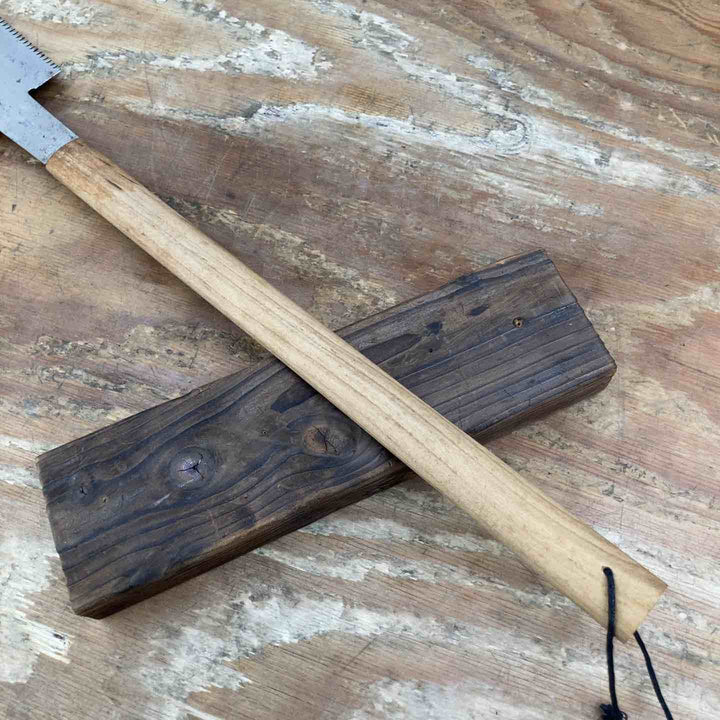 【中古美品】　「宮野平次郎」銘 両刃鋸 刃長約270mm 大工道具 和工具【柏店】